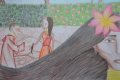 Африканская народная сказка - Угольная, Кристиана Берзиня, 14 лет, рук. Олита Гаркалне, Латвия