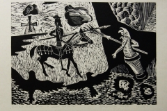 Битва Бабы-Яги и Дон-Кихота, Бондарик Николай, 13 лет, рук. Хачатурян Владимир, Дзержинская школа искусств, Дзержинск, Беларусь