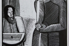 Иллюстрация к сказке Мужик и медведь 1, Заблоцкий Павел, 15 лет, рук. Щербин Владимир, Дзержинская школа искусств, Дзержинск, Беларусь