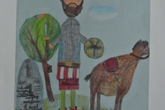 Богатырь, Крючков Федор, 7 лет, рук. Цепкова В.А., ДХШ №1, Пенза