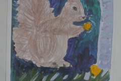 Белка песенки поет, да орешки всё грызет, Трофанчук Аксинья, 8 лет, рук. Харько Анна, Санкт-Петербург