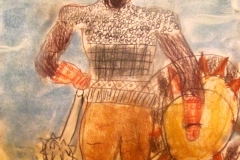 Богатырь, Шурухина Олеся, 8 лет, рук. Анна Харько, Санкт-Петербург