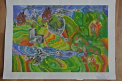 Гуси-лебеди, Пензин Михаил, 11 лет, рук. Цепкова В.А., ДХШ №1, Пенза