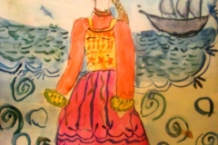 Сказка о царе Салатане, Шурухина Олеся, 8 лет, рук. Анна Харько, Санкт-Петербург